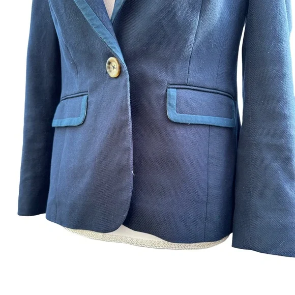 Boden - Picardy Tipped Navy Cotton Blaze, Size 6P - Picture 3 of 14